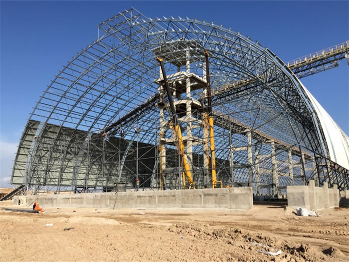 泸州煤机油桶翘工程网架